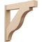Ekena Millwork 8-in W x 44-in D x 44-in H Funston Block Rough Cedar Woodgrain TimberThane Outlooker, Primed Tan OUTUR080X44X44FST44RCPR - alternate 1